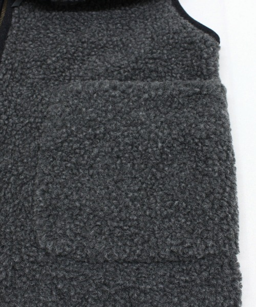 RNA-N(アールエヌエーエヌ)の「V0169 ウールボアベスト(ベスト・レディース・チャコール/オートミール/ブラウン・FREE)」の14枚目の写真