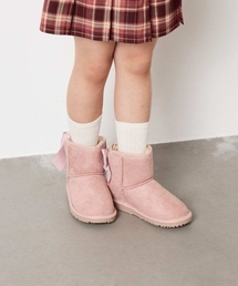 a.v.v | [17-24cm]【毎年人気NO.1/撥水加工/クッションインソール】リボン付フェイクムートンブーツ(ブーツ)