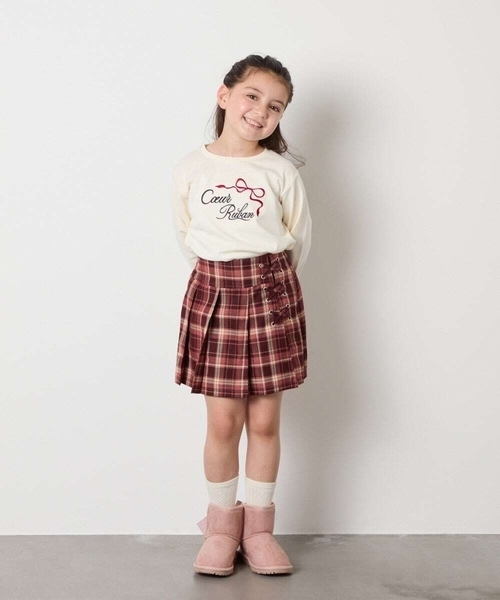 a.v.v（アーヴェヴェ）の「[17-24cm]【毎年人気NO.1/撥水加工/クッションインソール】リボン付フェイクムートンブーツ（ブーツ・キッズ・ライトピンク/ライラック/ブラック/ベージュ・17/18/19/20/21/22/23/24）」の19枚目の写真