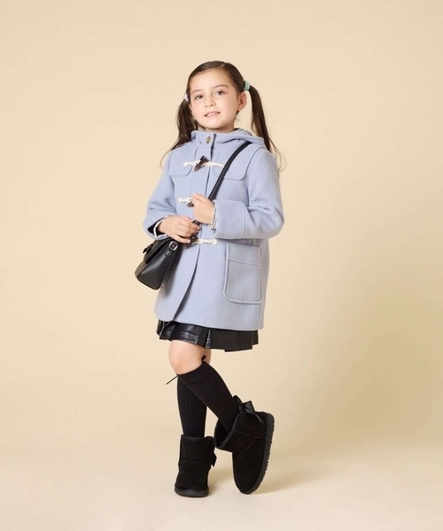 a.v.v（アーヴェヴェ）の「[17-24cm]【毎年人気NO.1/撥水加工/クッションインソール】リボン付フェイクムートンブーツ（ブーツ・キッズ・ライトピンク/ライラック/ブラック/ベージュ・17/18/19/20/21/22/23/24）」の11枚目の写真