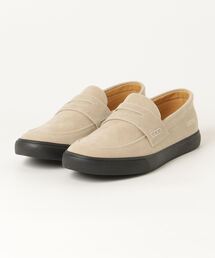 ライトベージュ スエード モカシン FREAK'S STORE デッキシューズ 限定展開 フェイクスエード