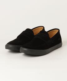 U.S. POLO ASSN.(ユーエスポロアッスン)の【U.S. POLO ASSN./ユーエスポロアッスン】 フェイクスウェード エンボスロゴ モカシン シューズ   MEN(モカシン/デッキシューズ)