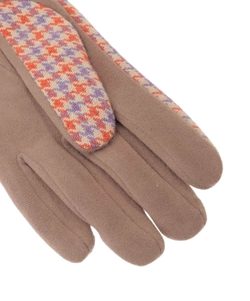 Jocomomola（ホコモモラ）の「フラワーエンブロイダリーグローブ（手袋・レディース・ブラウン/ベージュ・40）」の15枚目の写真