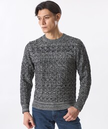 ジグザグミックスニット