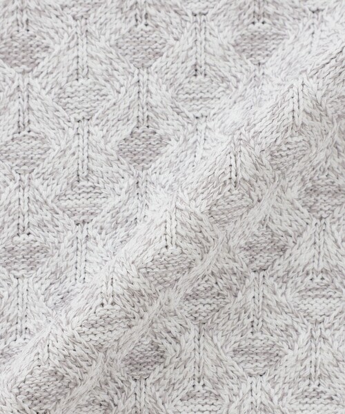 EPOCA UOMO（エポカウォモ）の「ジグザグミックスニット（ニット/セーター・メンズ・ホワイト系その他/チャコールグレー・48/46）」の11枚目の写真