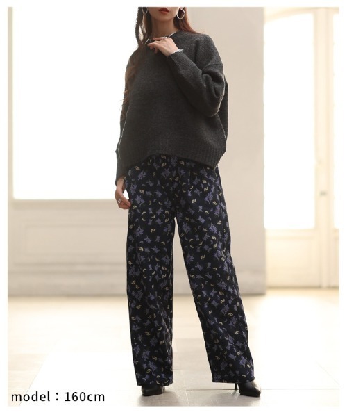 Sawa a la mode(サワアラモード)の「ショートニットプルオーバートップス(ニット/セーター・レディース・ターコイズブルー/チャコールグレー/オフホワイト/レッド・FREE)」の16枚目の写真