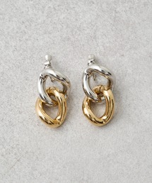 LOUNGEDRESS | 【GALENA/ガレナ】コンビチェーンイヤリング(ピアス（両耳用）)