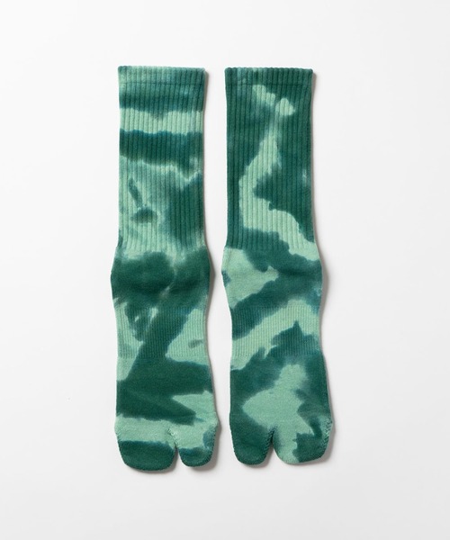 C.E.L.STORE（セルストア）の「NODAL/ノーダル TIE DYE LOGO SOCKS NDY11タイダイロングソックスユニセックス（ソックス/靴下・メンズ・グリーン/イエロー/オレンジ/ブルー・FREE）」の7枚目の写真