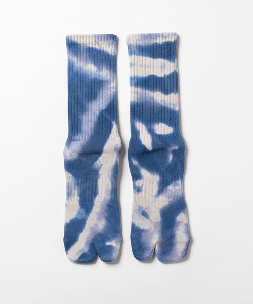 C.E.L.STORE（セルストア）の「NODAL/ノーダル TIE DYE LOGO SOCKS NDY11タイダイロングソックスユニセックス（ソックス/靴下・メンズ・グリーン/イエロー/オレンジ/ブルー・FREE）」の10枚目の写真