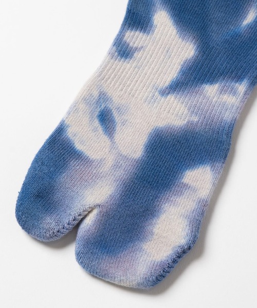 C.E.L.STORE（セルストア）の「NODAL/ノーダル TIE DYE LOGO SOCKS NDY11タイダイロングソックスユニセックス（ソックス/靴下・メンズ・グリーン/イエロー/オレンジ/ブルー・FREE）」の12枚目の写真