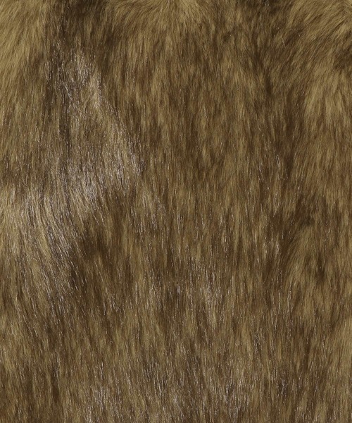 ESTNATION（エストネーション）の「ESTNATION / エコファーブルゾン（ブルゾン・レディース・オフホワイト/キャメル・FREE）」の7枚目の写真