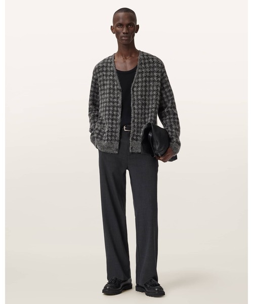 ALLSAINTS（オールセインツ）の「ZAIN WOOL BLEND CARDIGAN | ZAIN ウール ブレンド カーディガン（カーディガン/ボレロ・メンズ・チャコールグレー・XS/S/M/L）」の2枚目の写真