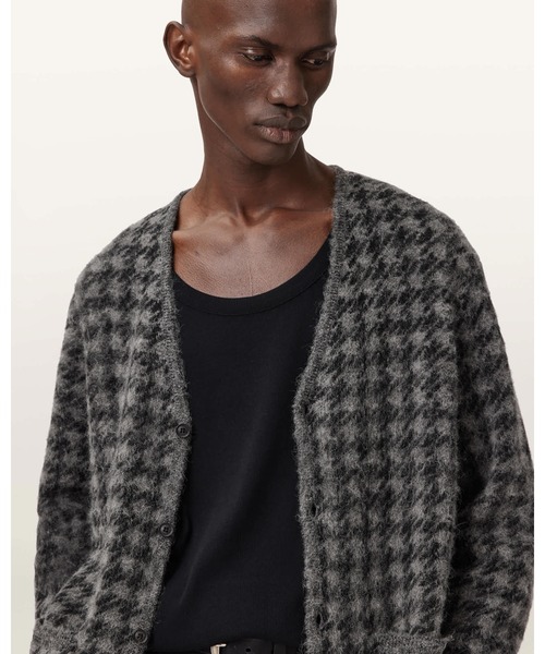 ALLSAINTS（オールセインツ）の「ZAIN WOOL BLEND CARDIGAN | ZAIN ウール ブレンド カーディガン（カーディガン/ボレロ・メンズ・チャコールグレー・XS/S/M/L）」の3枚目の写真