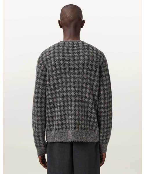 ALLSAINTS（オールセインツ）の「ZAIN WOOL BLEND CARDIGAN | ZAIN ウール ブレンド カーディガン（カーディガン/ボレロ・メンズ・チャコールグレー・XS/S/M/L）」の6枚目の写真