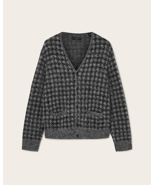 ALLSAINTS（オールセインツ）の「ZAIN WOOL BLEND CARDIGAN | ZAIN ウール ブレンド カーディガン（カーディガン/ボレロ・メンズ・チャコールグレー・XS/S/M/L）」の7枚目の写真