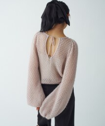 CODE A（コードエー）の「2way sheer mohair pullover（ニット/セーター）」