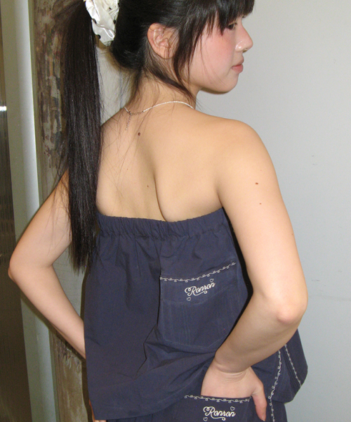 RONRON(ロンロン)の「LOVER STITCH POCKET MINI SKIRT TUBE TOP NAVY(スカート・レディース・その他・FREE)」の2枚目の写真