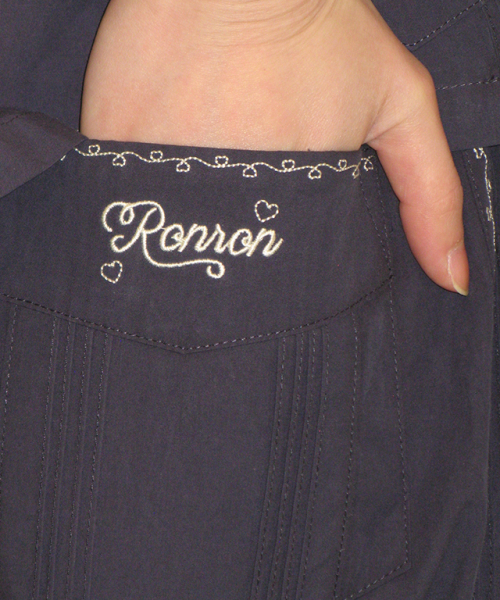 RONRON(ロンロン)の「LOVER STITCH POCKET MINI SKIRT TUBE TOP NAVY(スカート・レディース・その他・FREE)」の4枚目の写真