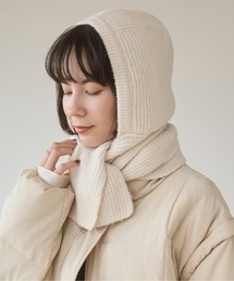 ANGIE | ニット バラクラバ フード マフラー / バラボネット(マフラー)