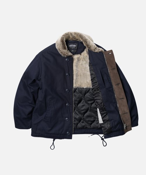 FRIZMWORKS(フリズムワークス)の「EDGAR N-1 DECK JACKET _ NAVY(その他アウター・メンズ・その他・X-LARGE/SMALL/MEDIUM/LARGE)」の11枚目の写真