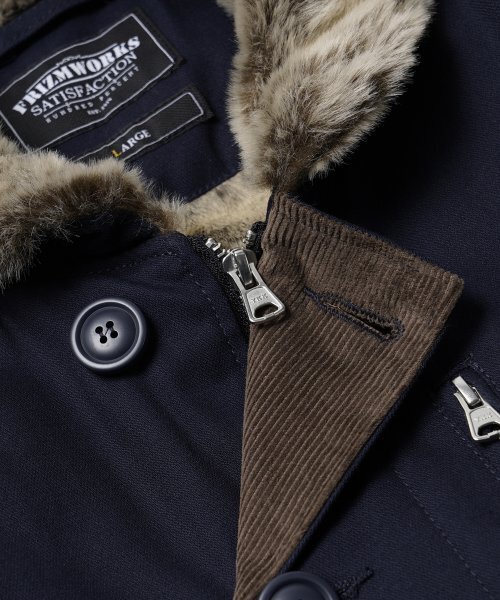 FRIZMWORKS(フリズムワークス)の「EDGAR N-1 DECK JACKET _ NAVY(その他アウター・メンズ・その他・X-LARGE/SMALL/MEDIUM/LARGE)」の14枚目の写真