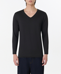 MUSINSA STANDARD（ムシンサスタンダード）の「[HIT STANDARD] Plus Men's V-Neck T-Shirt_Inner Wear [Black]（インナーウェア/肌着・メンズ）」