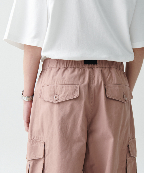 MUSINSA STANDARD（ムシンサスタンダード）の「[シティレジャー] ワイドベルトカーゴパンツ [デザートピンク]（その他パンツ・メンズ・その他・40/38/42/36/34/32/30/31/33/28/29）」の6枚目の写真