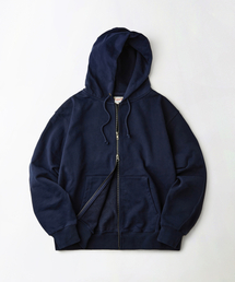 OUTSTANDING（アウトスタンディング）の「AUTHENTIC COMFORT HOOD ZIP SWEAT_NAVY（パーカー）」