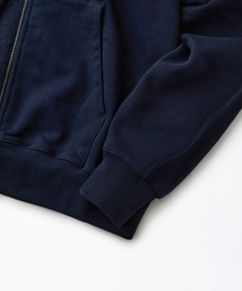 OUTSTANDING（アウトスタンディング）の「AUTHENTIC COMFORT HOOD ZIP SWEAT_NAVY（パーカー・メンズ・その他・MEDIUM/LARGE/X-LARGE）」の4枚目の写真