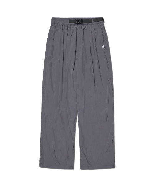 NOMANUAL(NOMANUAL)の「SHADE BELTED PANTS - CHARCOAL(その他パンツ・レディース・その他・SMALL/LARGE/MEDIUM)」の1枚目の写真