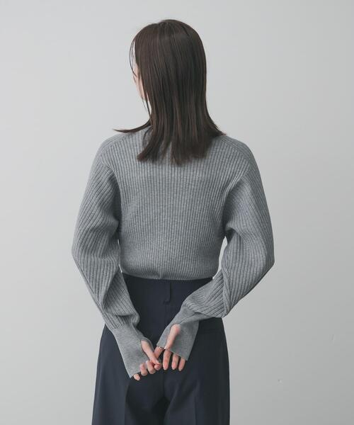 セール】『毛玉防止』マトンスリーブセーター（ニット/セーター