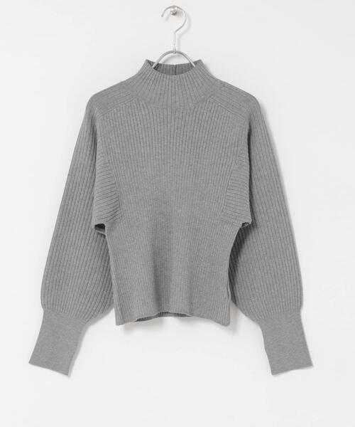 SENSE OF PLACE by URBAN RESEARCH(センスオブプレイスバイアーバンリサーチ)の「『毛玉防止』マトンスリーブセーター(ニット/セーター・レディース・グレー/ブルー/ブラック/ベージュ・ONE)」の14枚目の写真