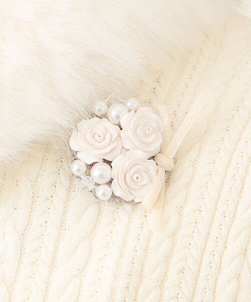 ローズブーケ ブローチ