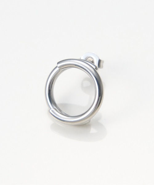 COLLAGE GALLARDAGALANTE(コラージュガリャルダガランテ)の「【OT】PAPILLONNER/サークルリングピアス(ピアス(両耳用)・レディース・シルバー/ゴールド・FREE)」の3枚目の写真