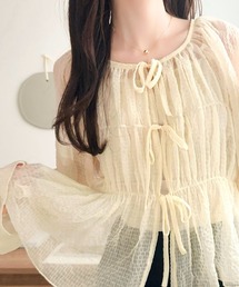 mily bilet(�~�E�B�r���b�g)�́ymily bilet�z1����2�ʂ�B������×�`�F�b�N�ŁA�Â����قǂ悭�B�O��2way�V�A�[�`�F�b�N�u���E�X(�V���c/�u���E�X)