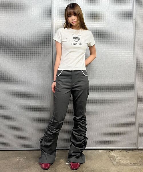 LUVISTRUE(ラヴイズトゥルー)の「IM RUBBIT TEE(WHITE)(Tシャツ/カットソー・レディース・その他・FREE)」の7枚目の写真