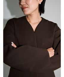 emmi | 【セットアップ対応】【金子綾 for emmi】コンフォートジャケット(ノーカラージャケット)