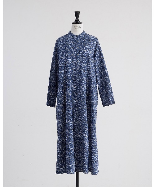 HEAVENLY(ヘブンリー)の「【 HEAVENLY / ヘヴンリー 】 60s Lawn Flower Print OP 2550062 DLI(ワンピース・レディース・その他1/ネイビー/グレー・FREE)」の2枚目の写真
