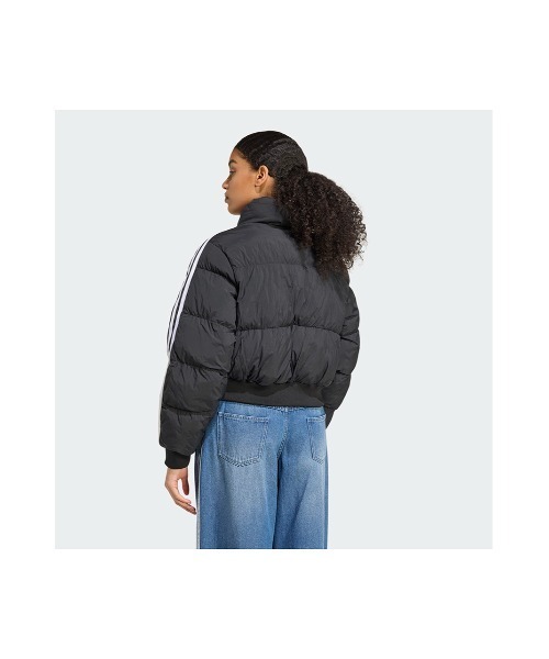 SHEL'TTER ORIGINAL（シェルターオリジナル）の「アディカラー クロップド合成ダウン パファー（ブルゾン・レディース・ブラック・LARGE）」の5枚目の写真