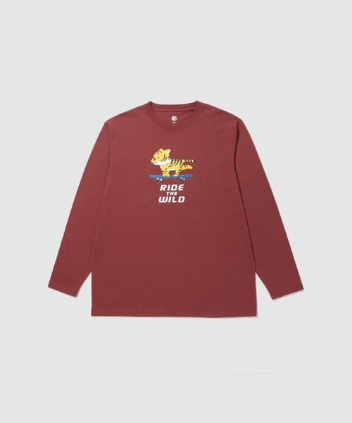 Mac-House(マックハウス)の「T-GRAPHICS ゆるかわアニマル長袖Tシャツ(Tシャツ/カットソー・メンズ・ブラック/ネイビー/ライトグレー/レッド/ホワイト・L/XL/S/M)」の5枚目の写真
