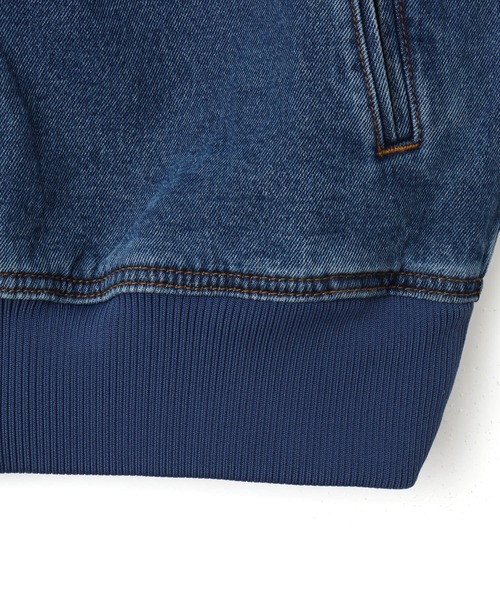 adidas(アディダス)の「adidas ADICOLOR DENIM FIREBIRD TRACK TOP / アディダス アディカラー デニム ファイヤーバード トラック トップ(その他アウター・メンズ・インディゴブルー・3XL/XXL/XL/L/M/S)」の8枚目の写真