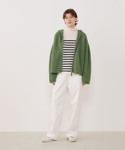 オーストラリアンラムズウール ジップアップブルゾン（ブルゾン