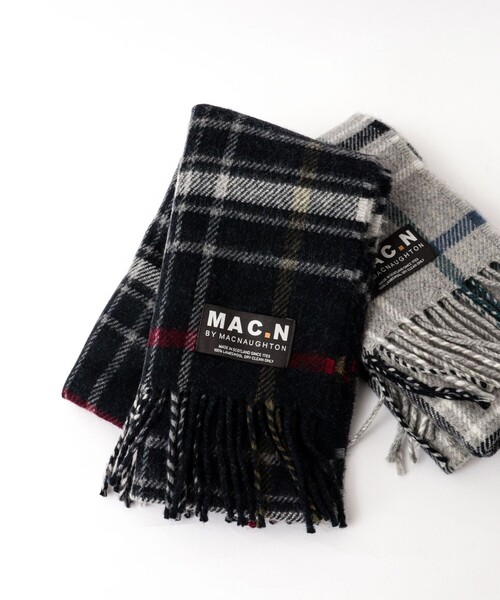 NOLLEY’S(ノーリーズ)の「【MAC.N/マックエヌ】Lambswool Canisbay Scarf 25(ストール/ショール・メンズ・ブルー系その他6/グレー系その他・FREE)」の15枚目の写真