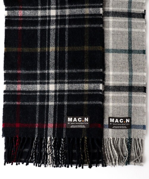 NOLLEY’S(ノーリーズ)の「【MAC.N/マックエヌ】Lambswool Canisbay Scarf 25(ストール/ショール・メンズ・ブルー系その他6/グレー系その他・FREE)」の17枚目の写真