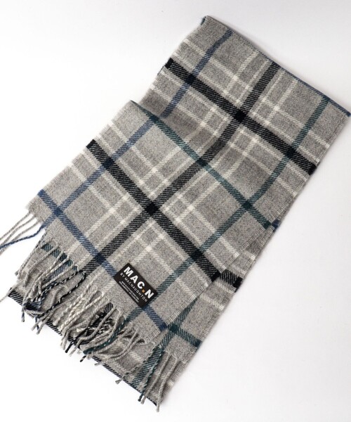 NOLLEY’S(ノーリーズ)の「【MAC.N/マックエヌ】Lambswool Canisbay Scarf 25(ストール/ショール・メンズ・ブルー系その他6/グレー系その他・FREE)」の18枚目の写真