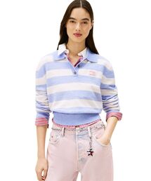 tommy jeans | フラフィポロセーター(ポロシャツ)