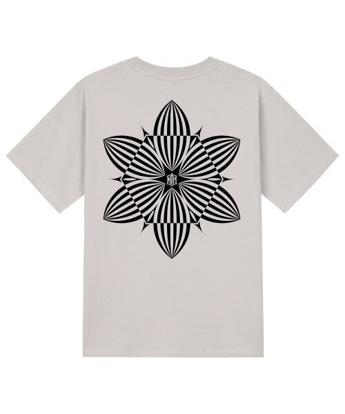 KAN6312(カン6312)の「KTC0085 カンオブフラワー 半袖Tシャツ - ベージュ(Tシャツ/カットソー・メンズ・その他・LARGE/MEDIUM/SMALL/X-LARGE)」の1枚目の写真