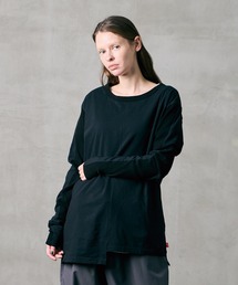 VIRGOwearworks（ヴァルゴウェアワークス）の「ASYMETRY SLEEVE FLYSE TOP（Tシャツ/カットソー）」