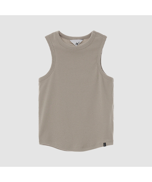 DEARSTALKER（ディアストーカー）の「D. BASIC ROUND NECK SLEEVELESS - 5 COLOR（Tシャツ/カットソー・レディース・グレー/ブラック/ダークブラウン/PINK・FREE）」の3枚目の写真