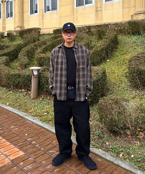 JUAN HOMME(ジュアンオム)の「ルーズドチェックシャツ(ブラウン)(シャツ/ブラウス・メンズ・その他・MEDIUM/LARGE)」の12枚目の写真